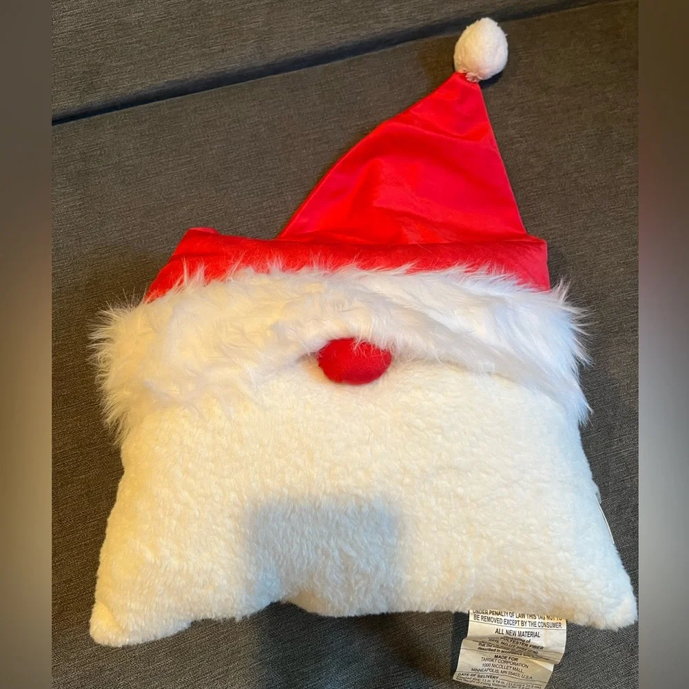 Target Bullseye Playground Santa Pillow
